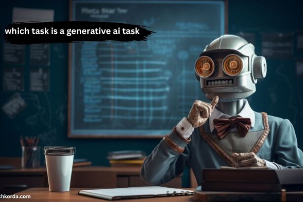 which task is a generative ai task