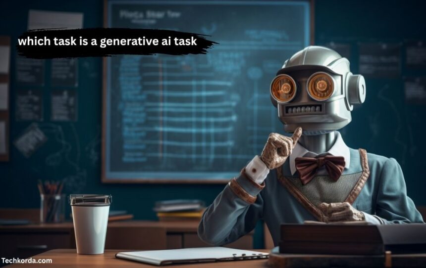 which task is a generative ai task
